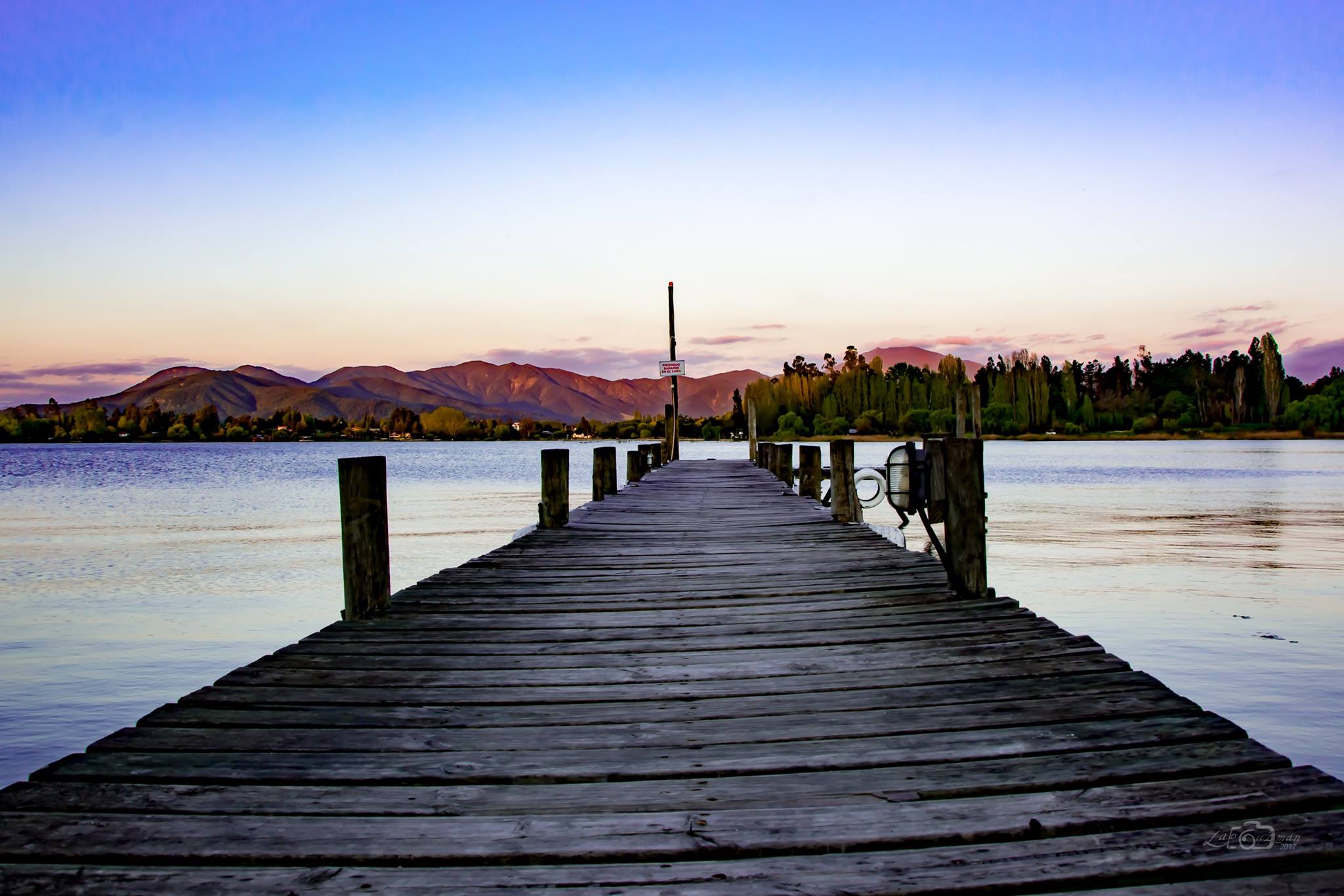 Atardecer en el laguito